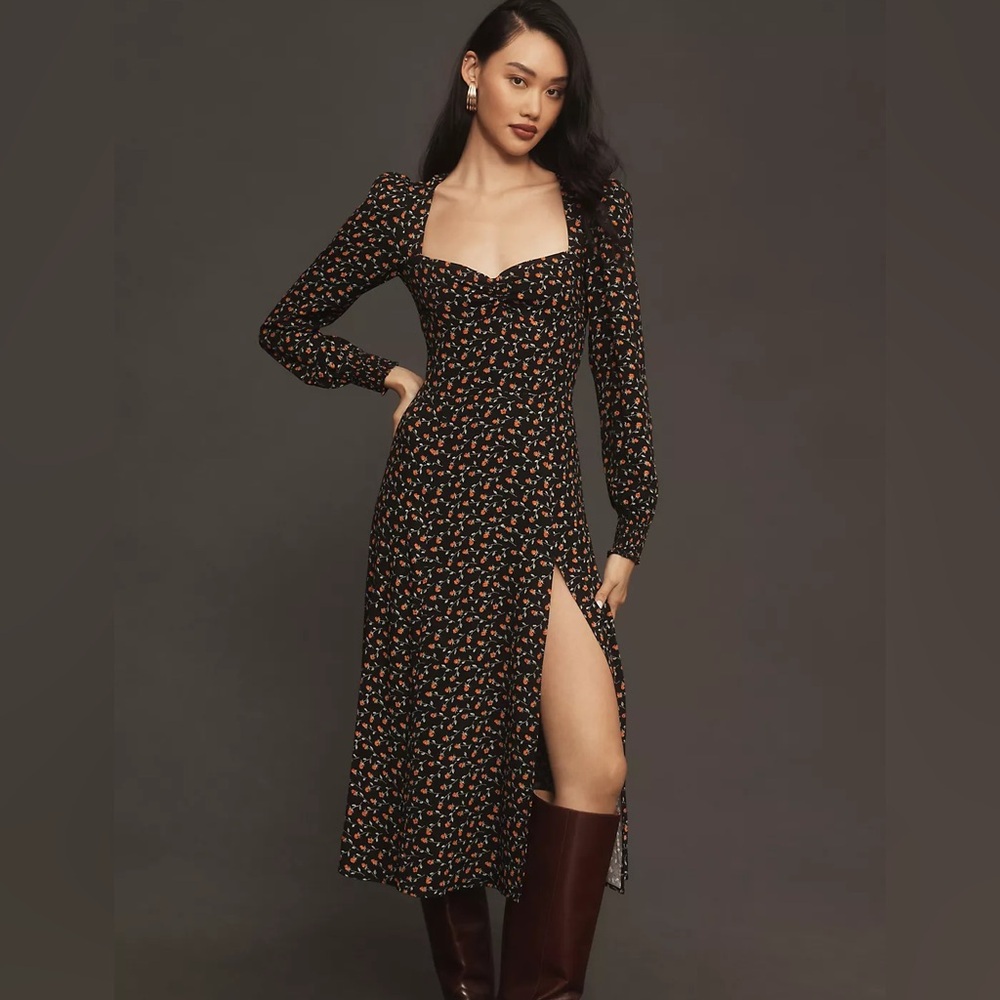 Reformation Hunt Midi Dress size 8